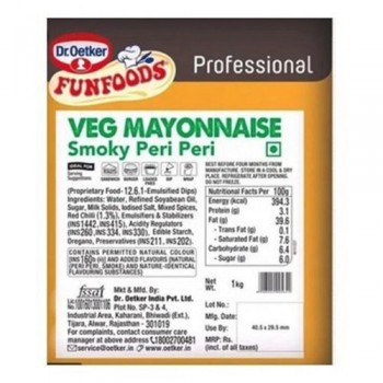 Dr.Oetker veg Mayonnaise Smoky Peri Peri - 1 kg